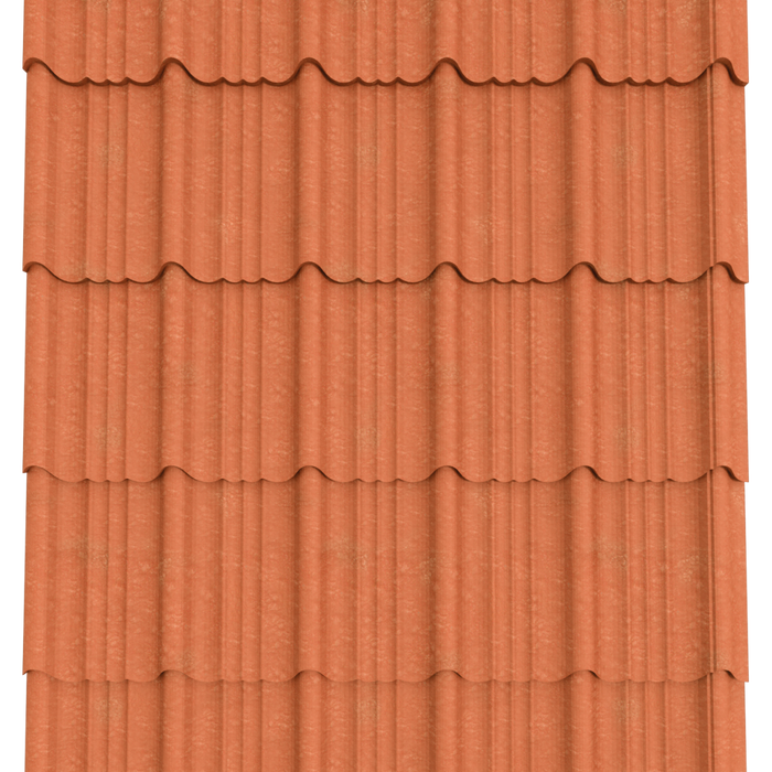 Versatile 28G Potters Clay Matt Roofing Sheet